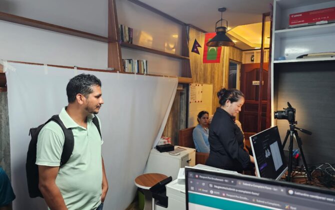 मालदिभ्समा बस्ने नेपालीहरुको पासपोर्ट नविकरणका लागि घुम्ती सेवा सञ्चालन
