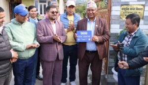 सूर्यविनायकमा क्यूआर कोडसहित घर नम्बर जडान अभियान सुरु