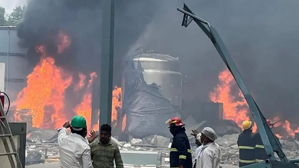 भारतको तेलङ्गानास्थित औद्योगिक क्षेत्रमा विस्फोट, ३४ जनाको मृत्यु