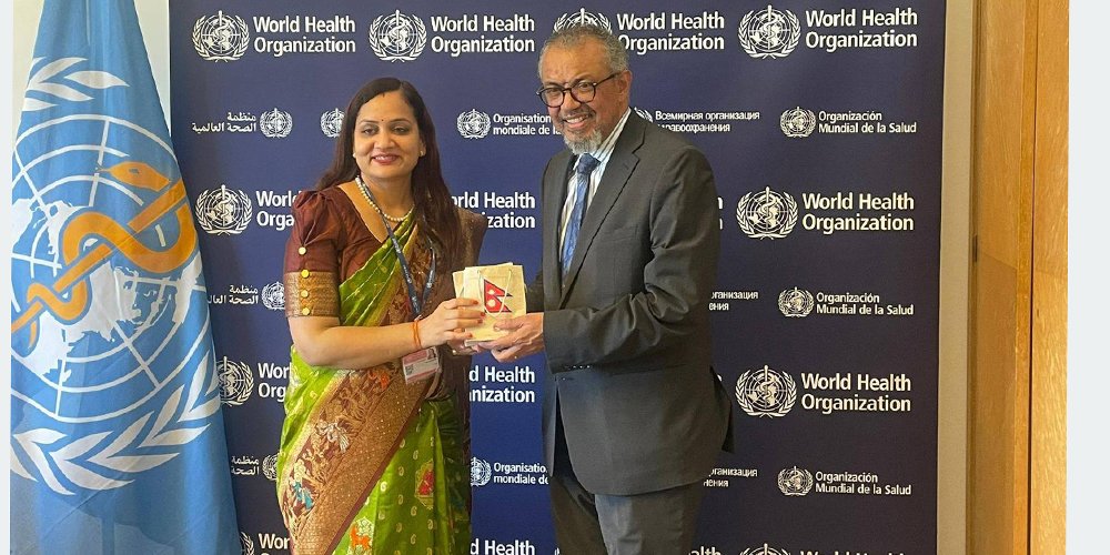 ‘विश्व स्वास्थ्य सङ्गठन सधैँ नेपालसँग सहकार्य र सहयोगका लागि प्रतिबद्ध’